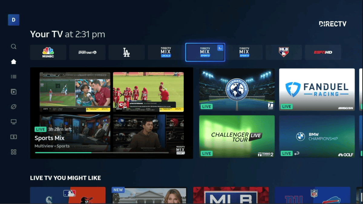 DIRECTV Multiview